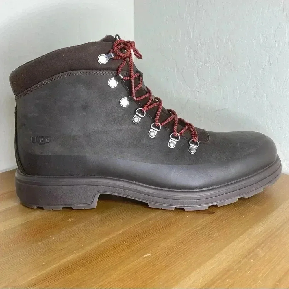 NEW UGG Biltmore Hiker Brown (Oak) Leather Boot Men’s Size 13